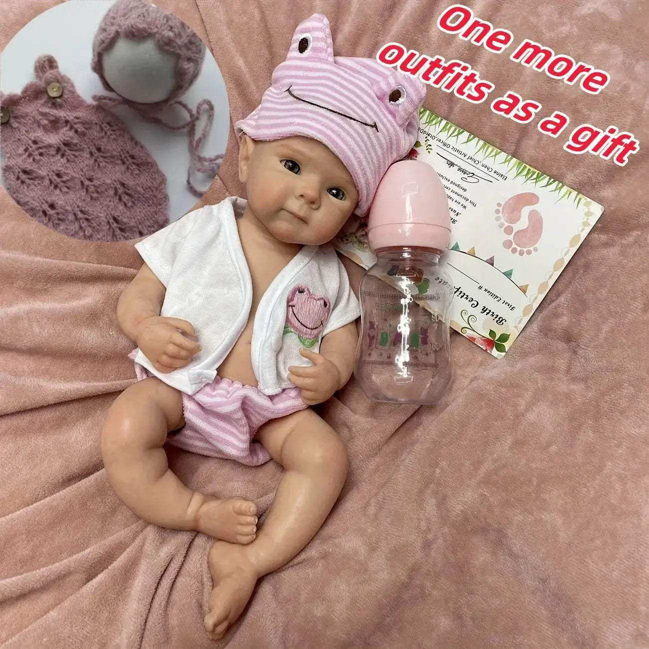  Premium Silicone Reborn Open Mouth Doll Toyland EU -  ToylandEU™