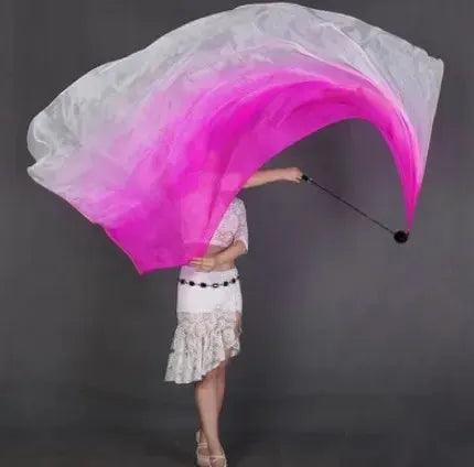  Premium Silk Veil Rainbow Belly Dance Props -  ToylandEU™