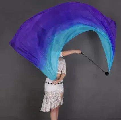  Premium Silk Veil Rainbow Belly Dance Props -  ToylandEU™