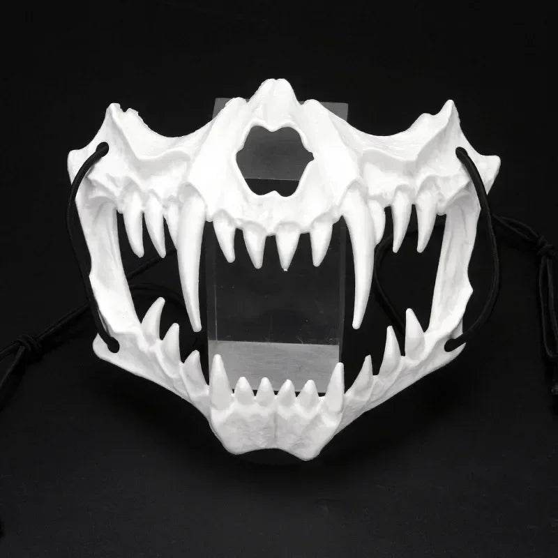 Premium Skeleton Dragon Half Face Mask Adult Cosplay - ToylandEU