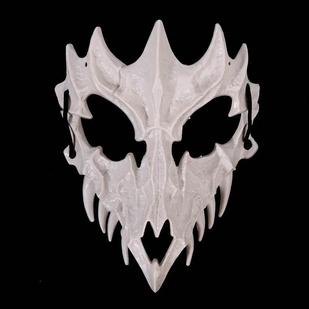 Premium Skeleton Dragon Half Face Mask Adult Cosplay - ToylandEU