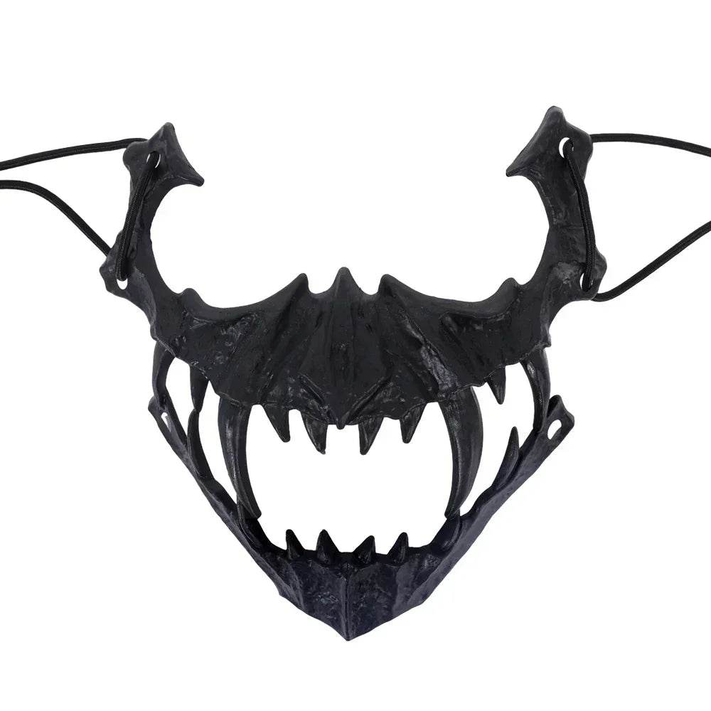 Premium Skeleton Dragon Half Face Mask Adult Cosplay - ToylandEU