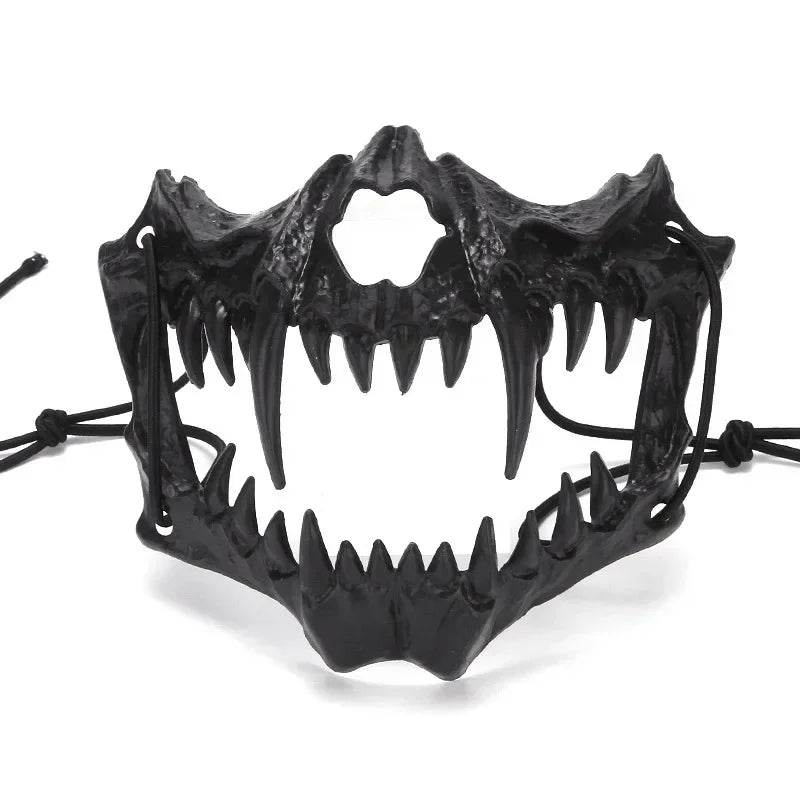Premium Skeleton Dragon Half Face Mask Adult Cosplay - ToylandEU
