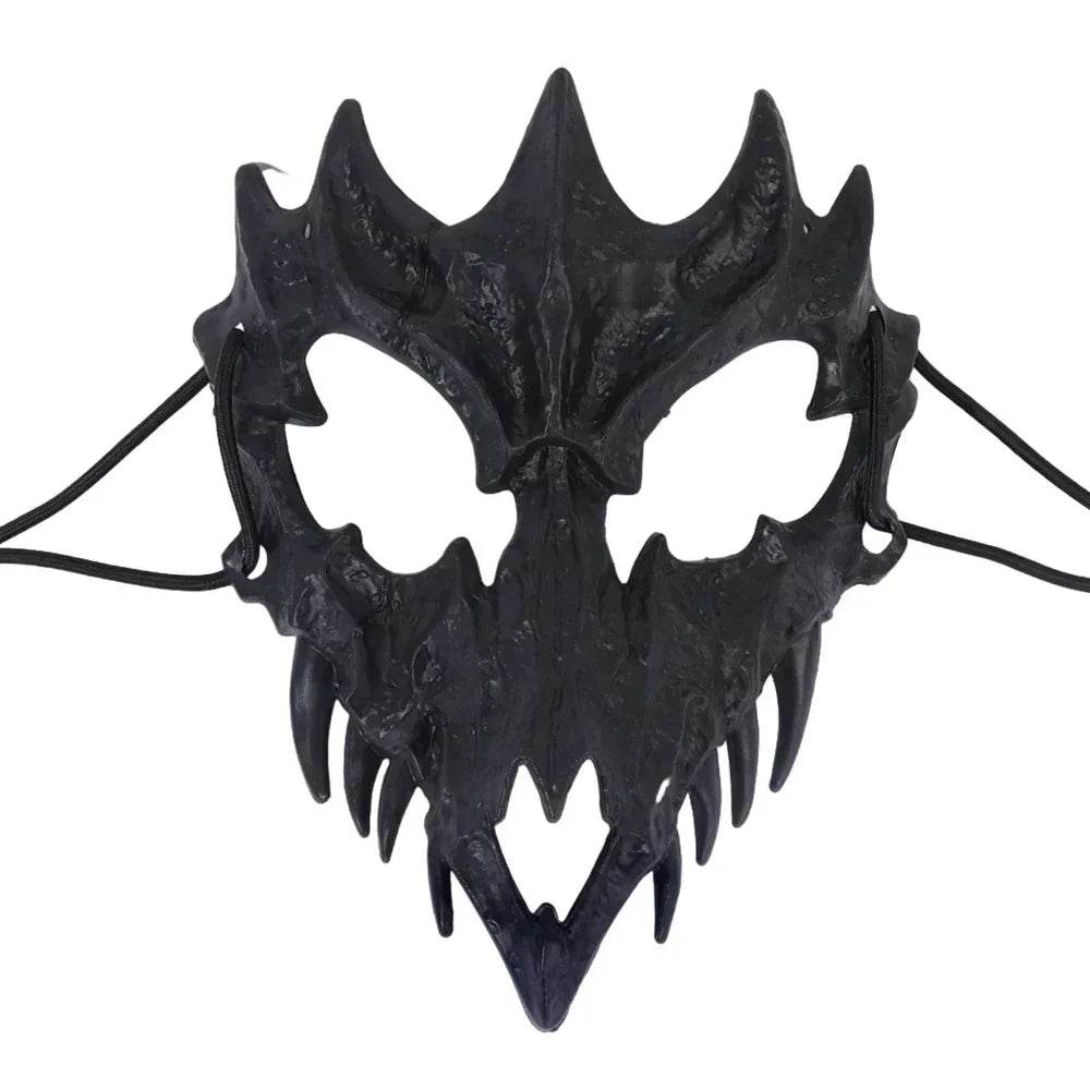 Premium Skeleton Dragon Half Face Mask Adult Cosplay - ToylandEU