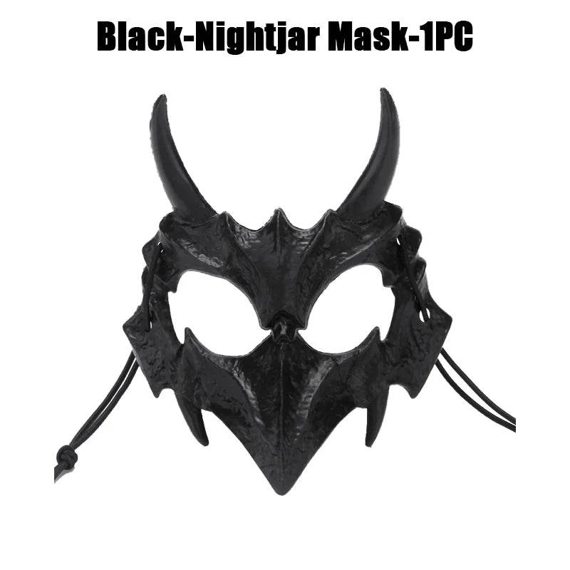 Premium Skeleton Mask Dragon God Half Face For Cosplay - ToylandEU