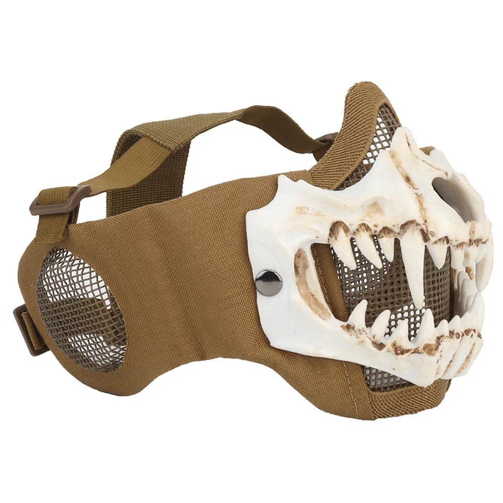 Premium Skeleton Mask With Halloween Fangs For Adults - ToylandEU