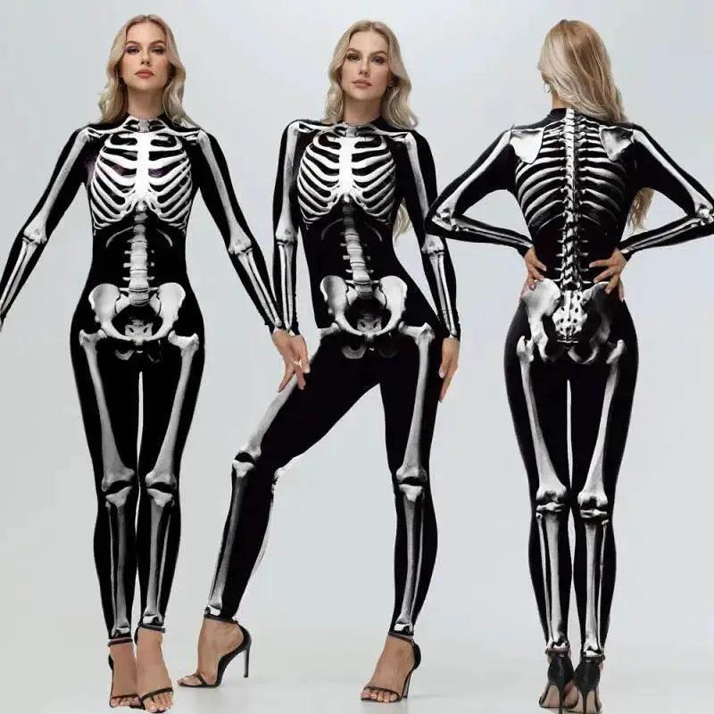 Premium Skeleton Print Bodysuit Toyland EU -  ToylandEU™