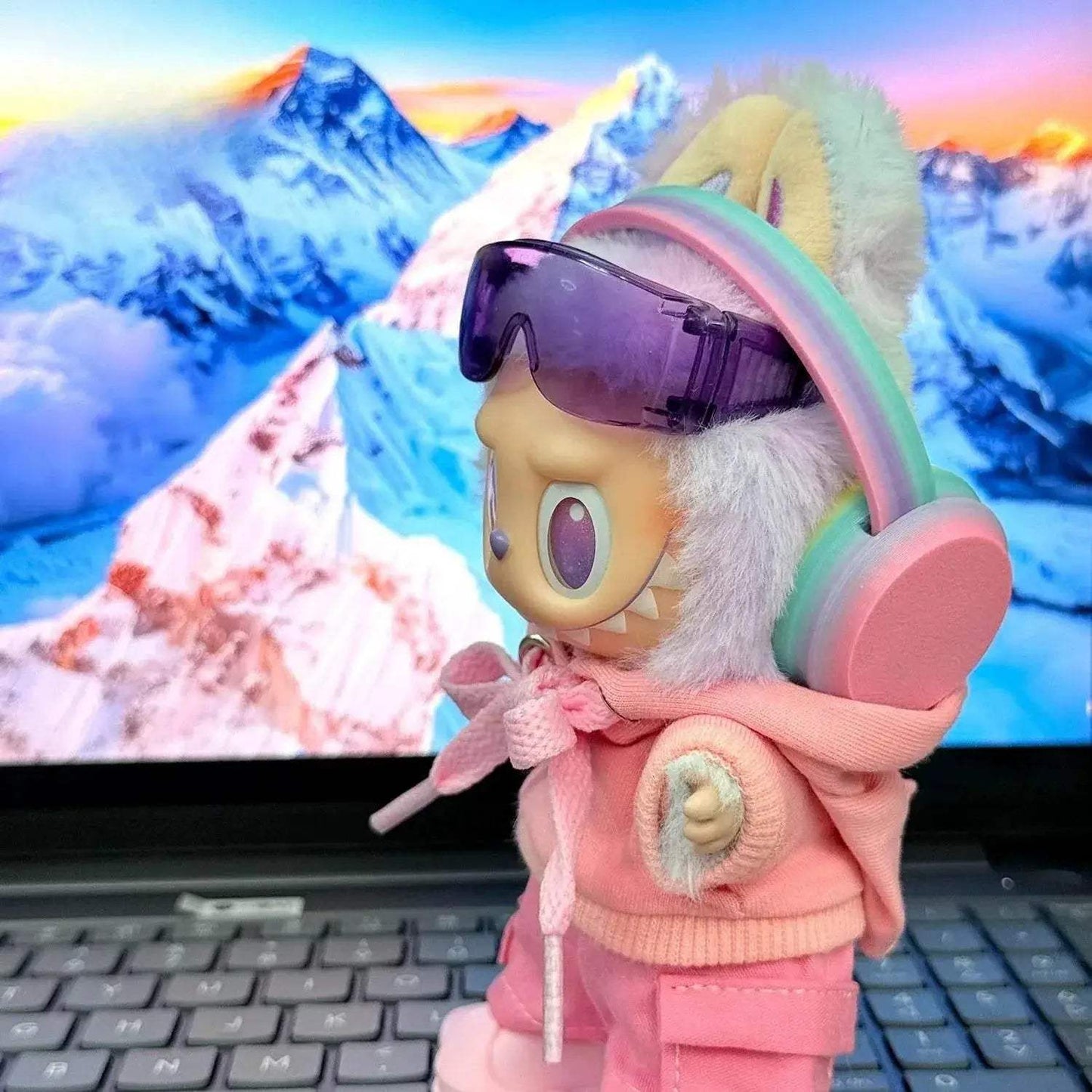 Premium Ski Clothes Set For 17cm Labubu Doll Snowboard - ToylandEU