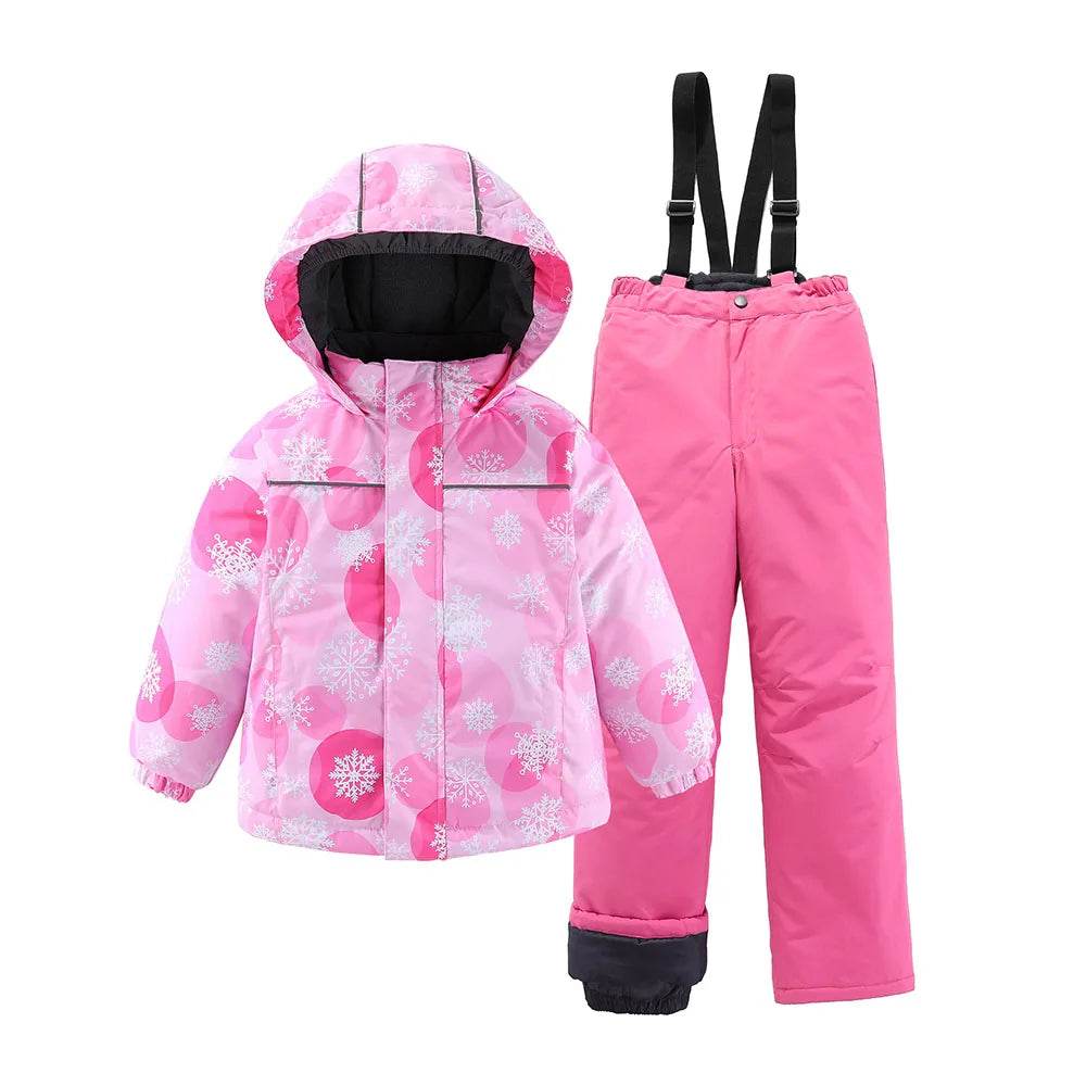 Premium Ski Suit Hooded Waterproof Warm Unisex For Kids - ToylandEU