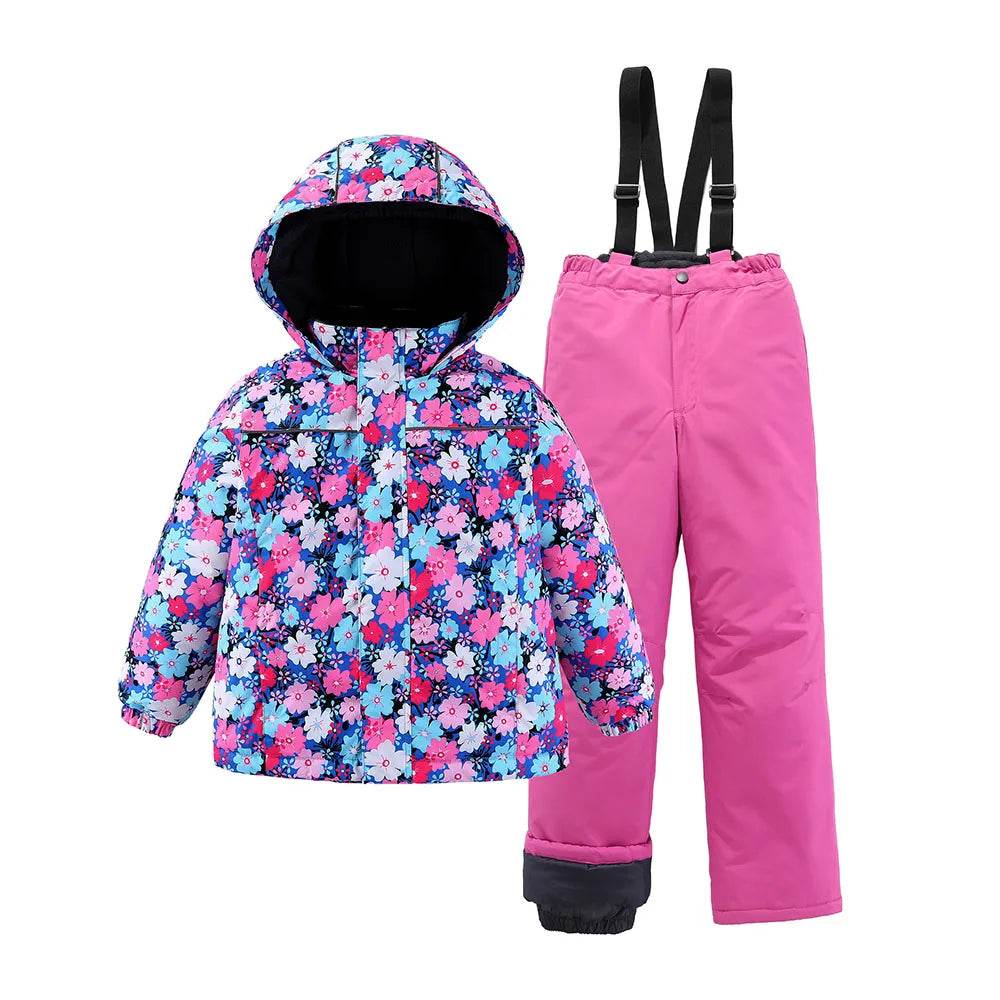 Premium Ski Suit Hooded Waterproof Warm Unisex For Kids - ToylandEU