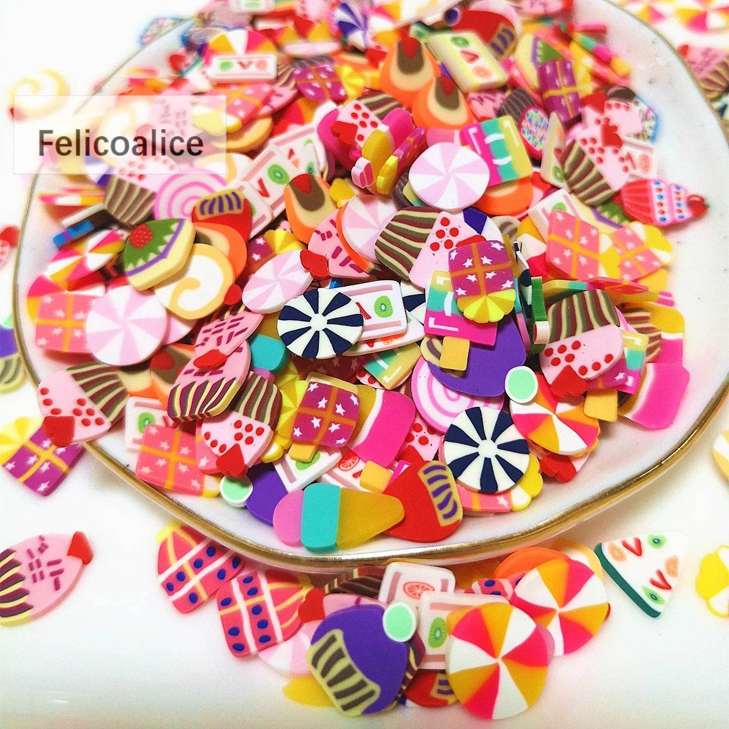 Premium Slime Additions 10mm Poker Slices For DIY Slime - ToylandEU