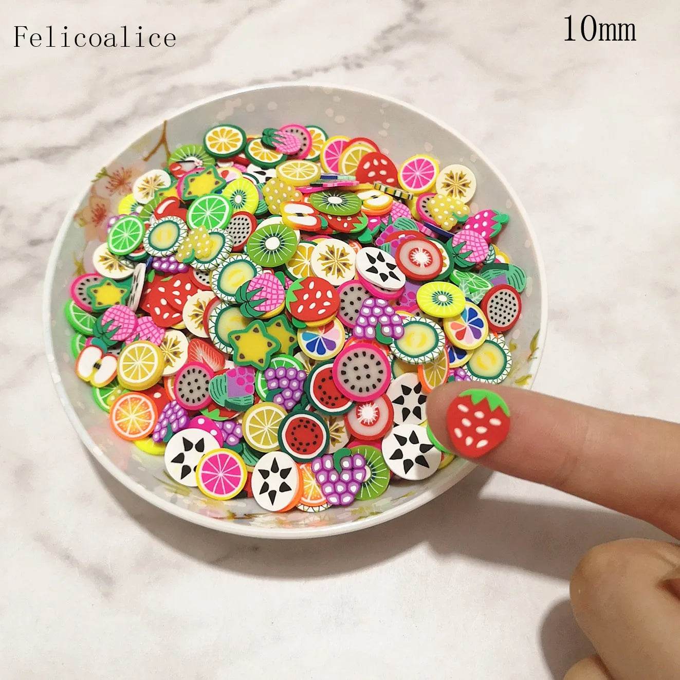 Premium Slime Additions 10mm Poker Slices For DIY Slime - ToylandEU