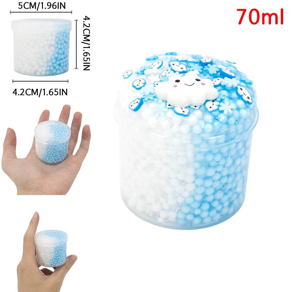 Premium Slime Kit 70ml Strawberry Cloud Slime For Kids - ToylandEU