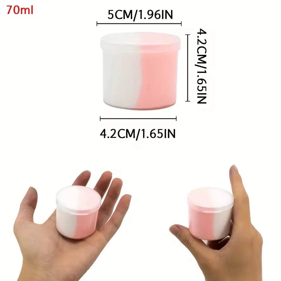 Premium Slime Kit Butter Fluffy Bicolor 70ml Scented Kids - ToylandEU
