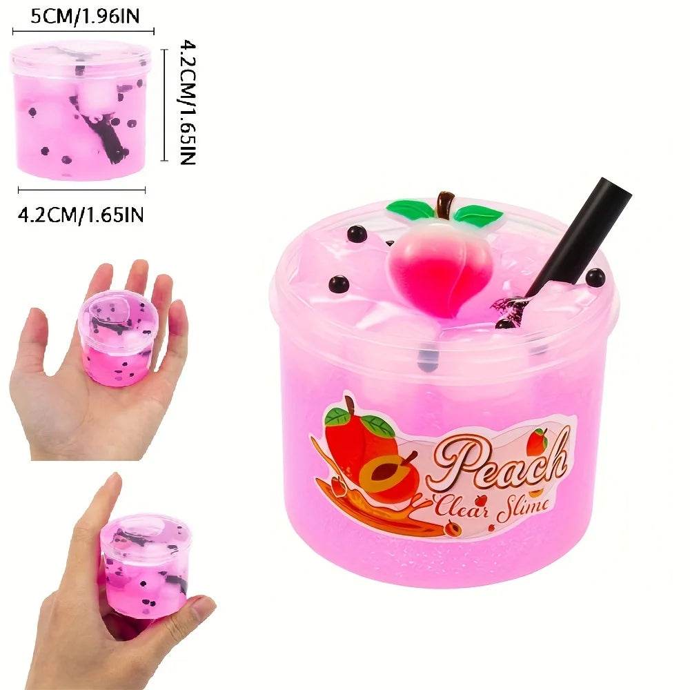 Premium Slime Kit Clear Jelly Cube Crunchy Watermelon Gifts - ToylandEU