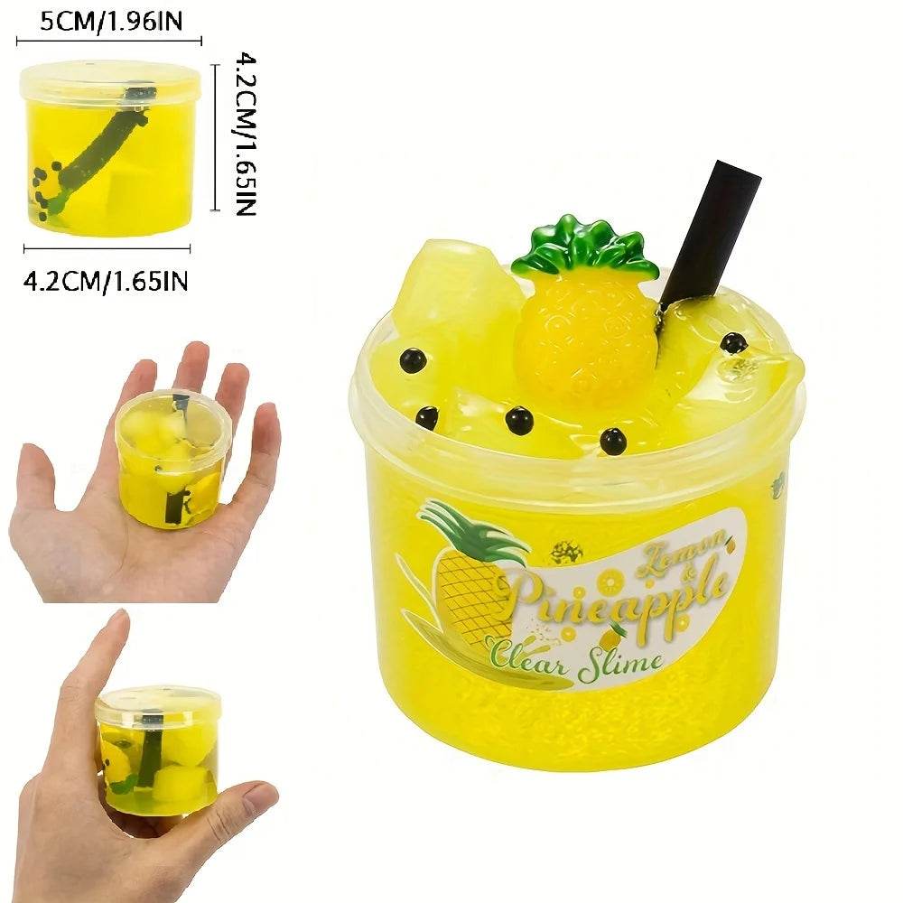 Premium Slime Kit Clear Jelly Cube Crunchy Watermelon Gifts - ToylandEU