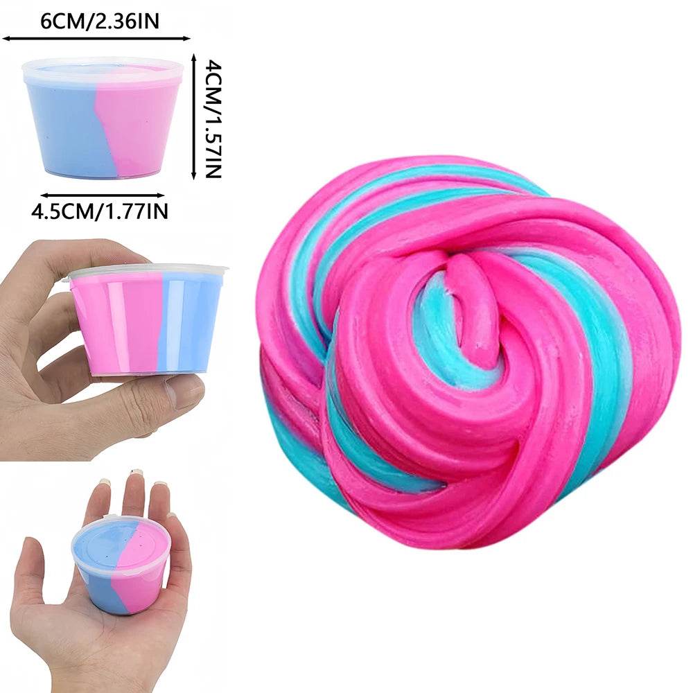 Premium Slime Kit Fluffy 80ml For Kids Party Gift Set - ToylandEU
