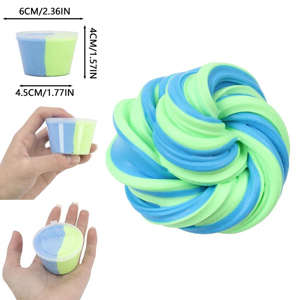 Premium Slime Kit Fluffy 80ml For Kids Party Gift Set - ToylandEU