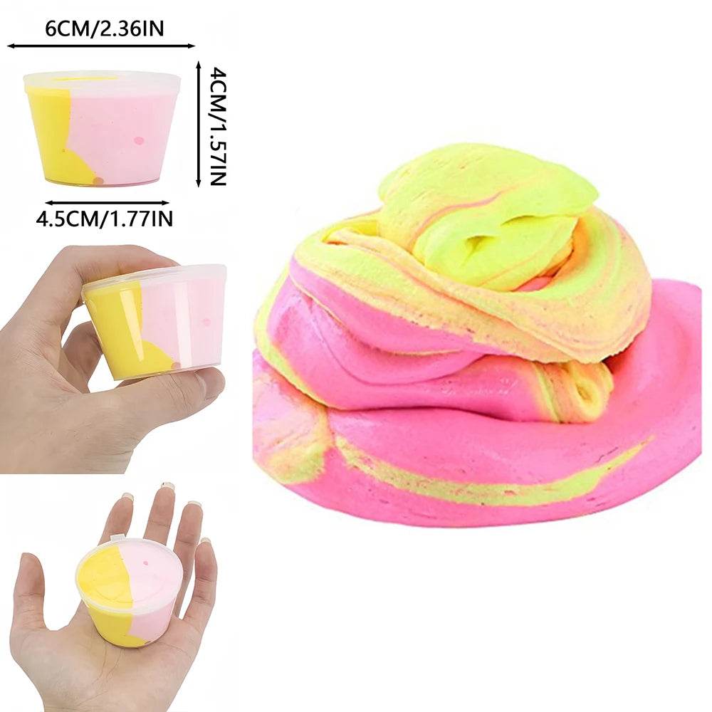Premium Slime Kit Fluffy 80ml For Kids Party Gift Set - ToylandEU