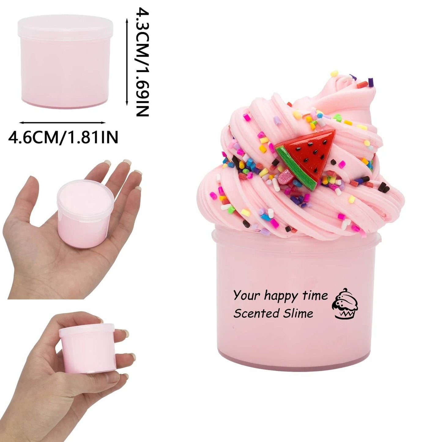 Premium Slime Scented Pink Watermelon Slices Party Favors - ToylandEU