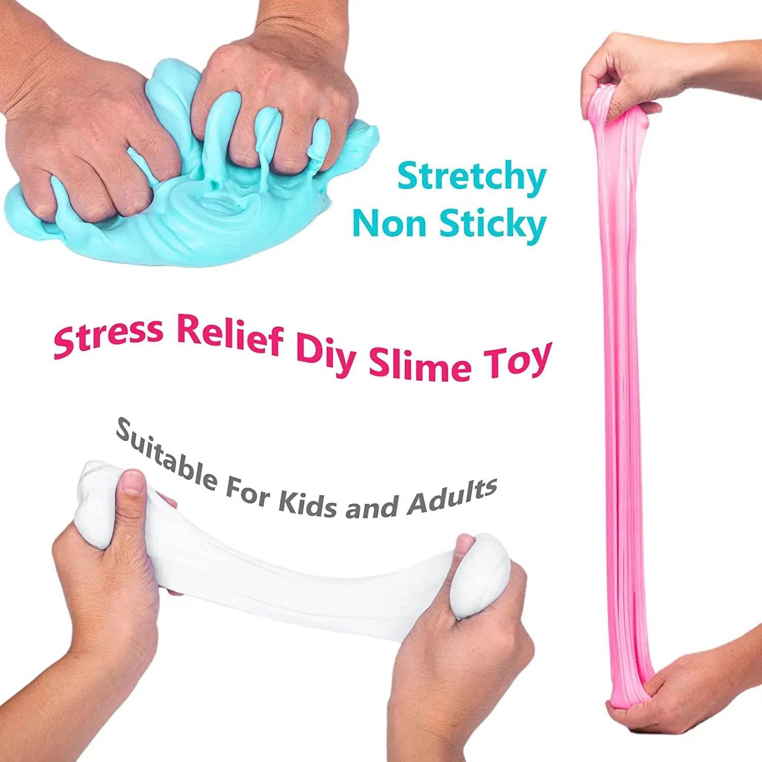 Premium Slime Set With Butter Slimes Nonstick Safe For Kids - ToylandEU