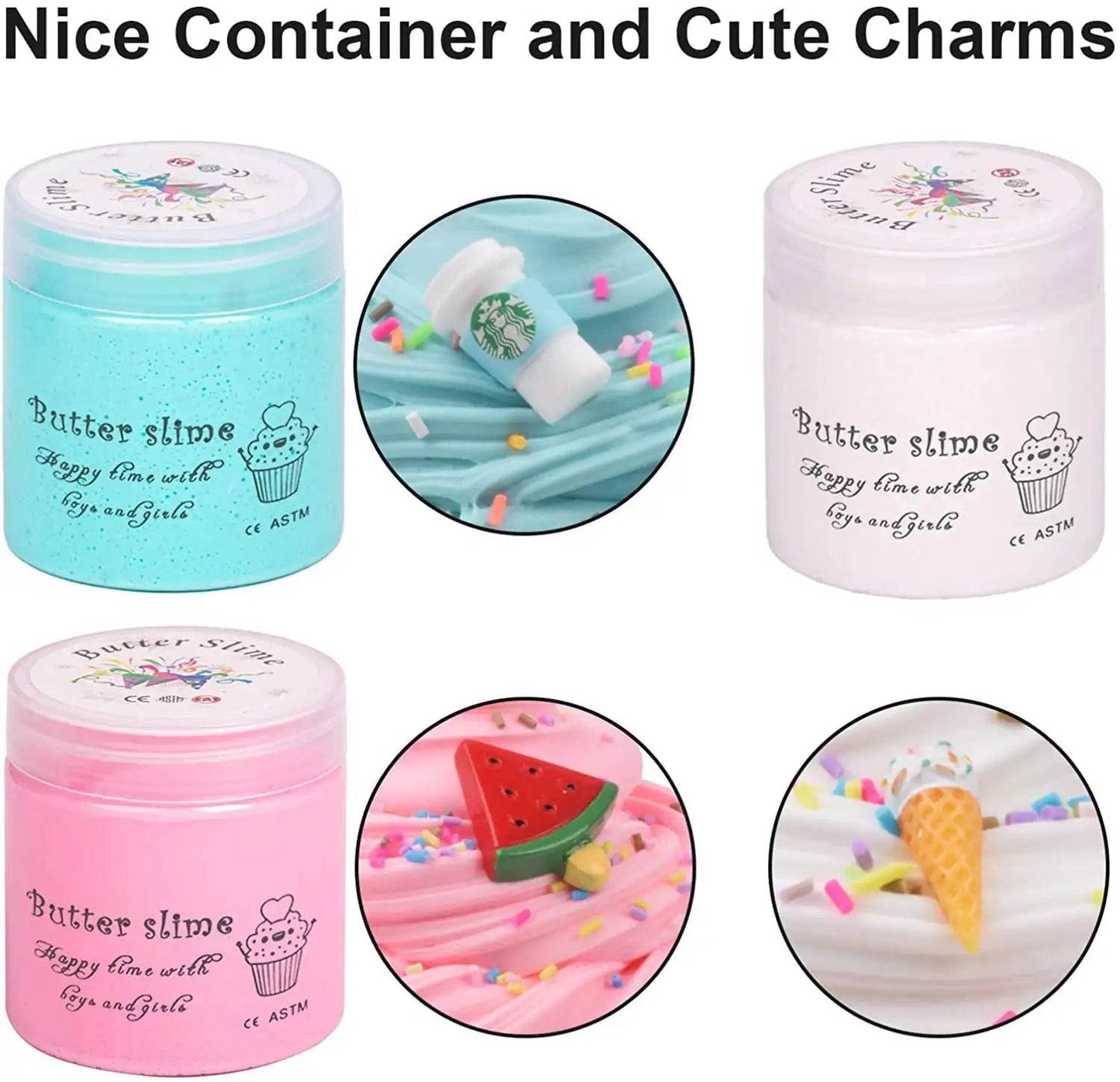 Premium Slime Set With Butter Slimes Nonstick Safe For Kids - ToylandEU