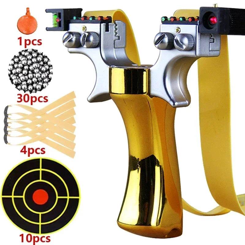 Premium Slingshot Double Spiral Four Color Outdoor Hunting - ToylandEU