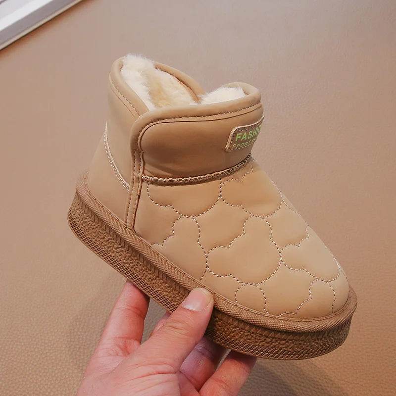 Premium Snow Boots Waterproof Non Slip White For Kids - ToylandEU