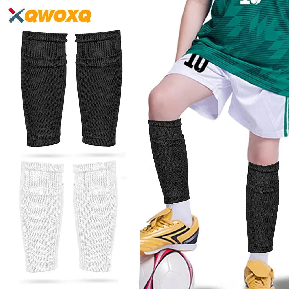 Premium Soccer Shin Guard Sleeve With Pocket For Kids - ToylandEU