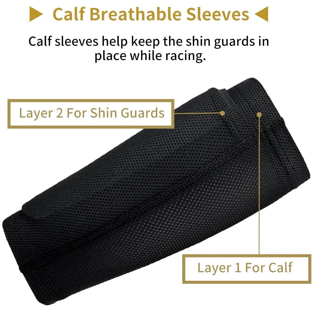 Premium Soccer Shin Guard Sleeve With Pocket For Kids - ToylandEU