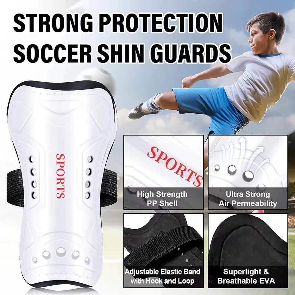 Premium Soccer Shin Guards Calf Protection Straps For All - ToylandEU