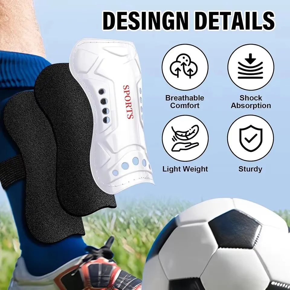 Premium Soccer Shin Guards Calf Protection Straps For All - ToylandEU