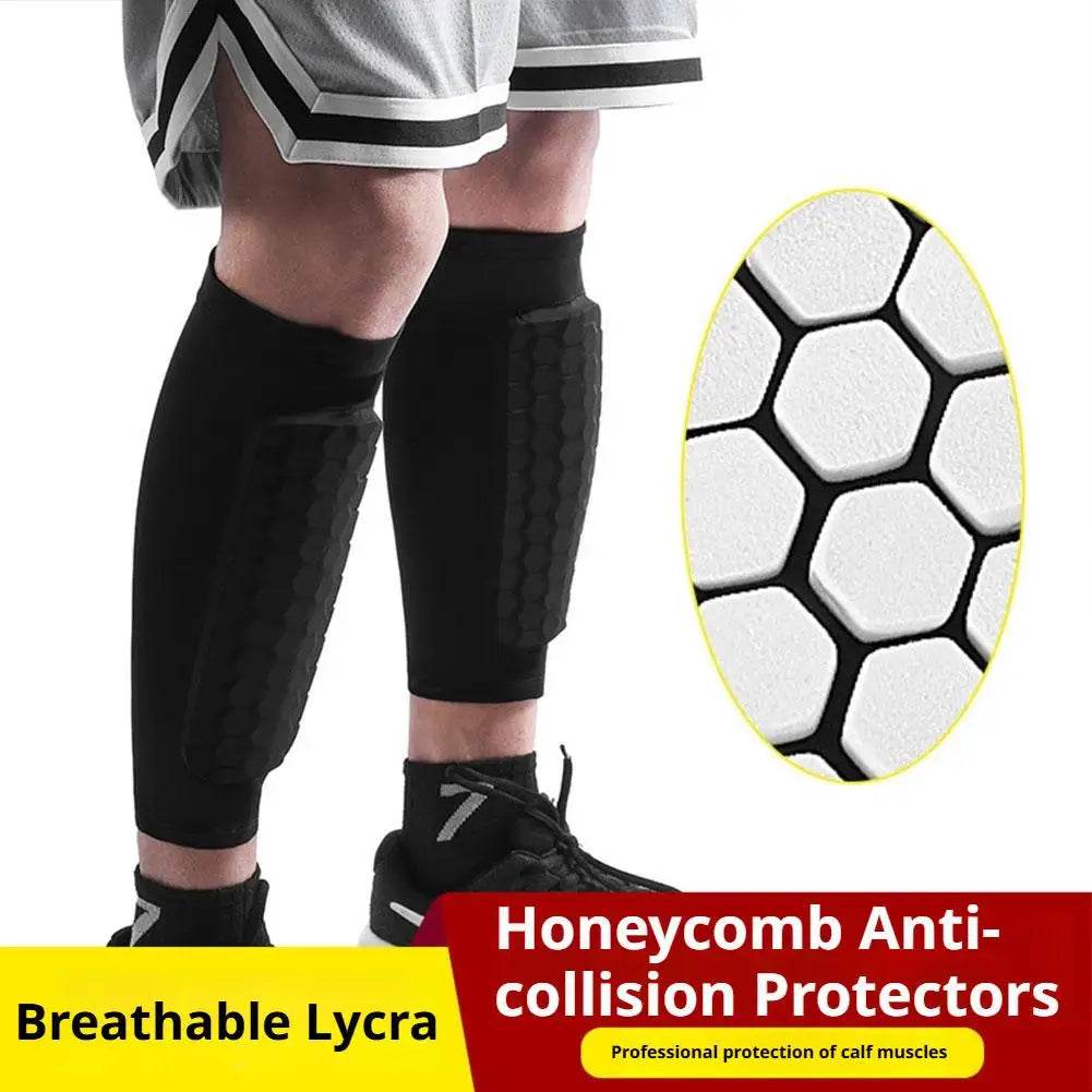 Premium Soccer Shin Pads With Honeycomb For All Ages - ToylandEU