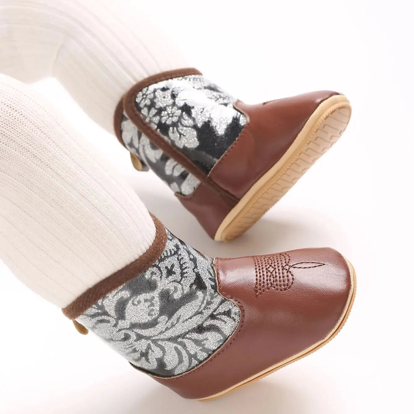 Premium Soft Baby Boots Western Style Soft Soles First Walking Shoes For Newborns And Preschoolers - ToylandEU