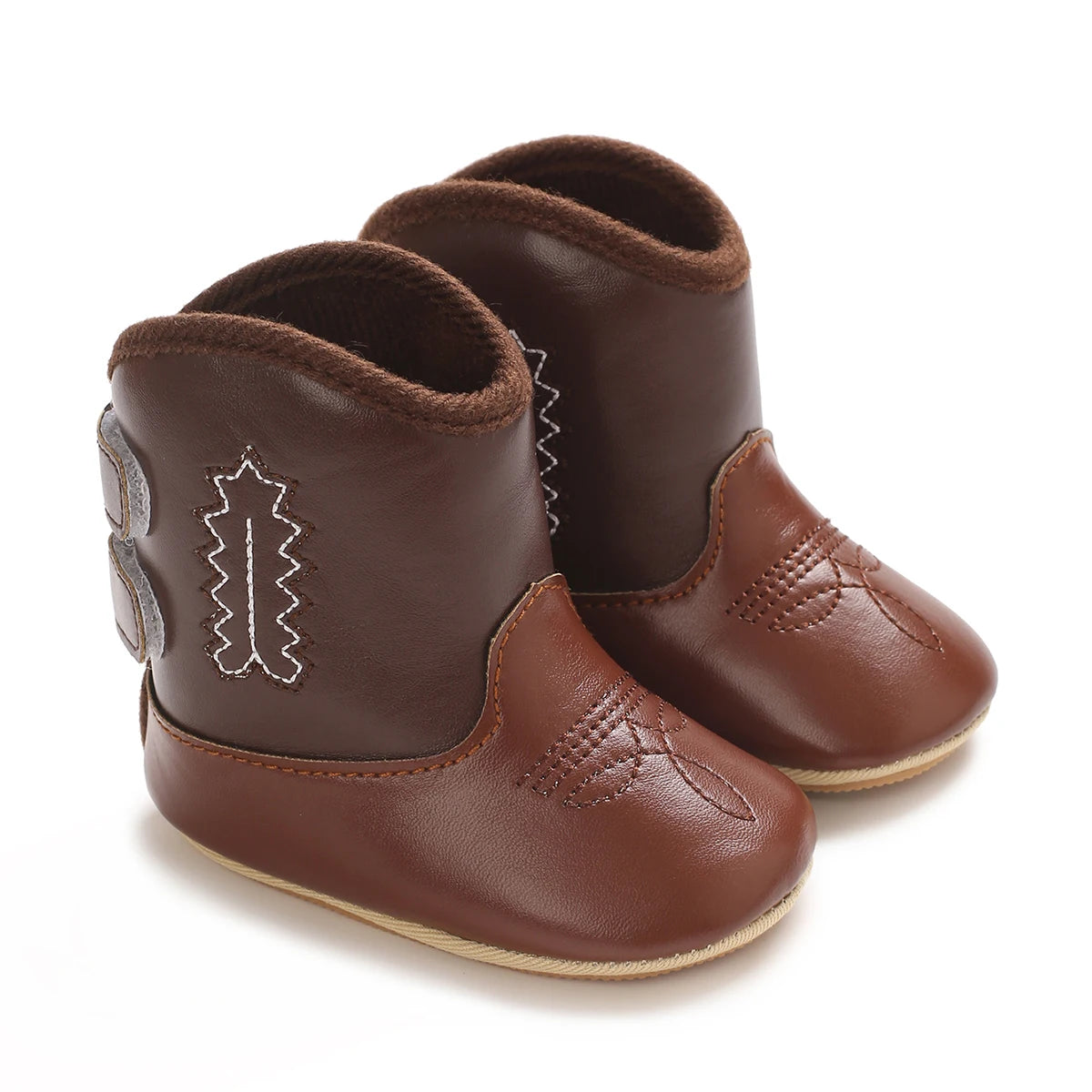 Premium Soft Baby Boots Western Style Soft Soles First Walking Shoes For Newborns And Preschoolers - ToylandEU