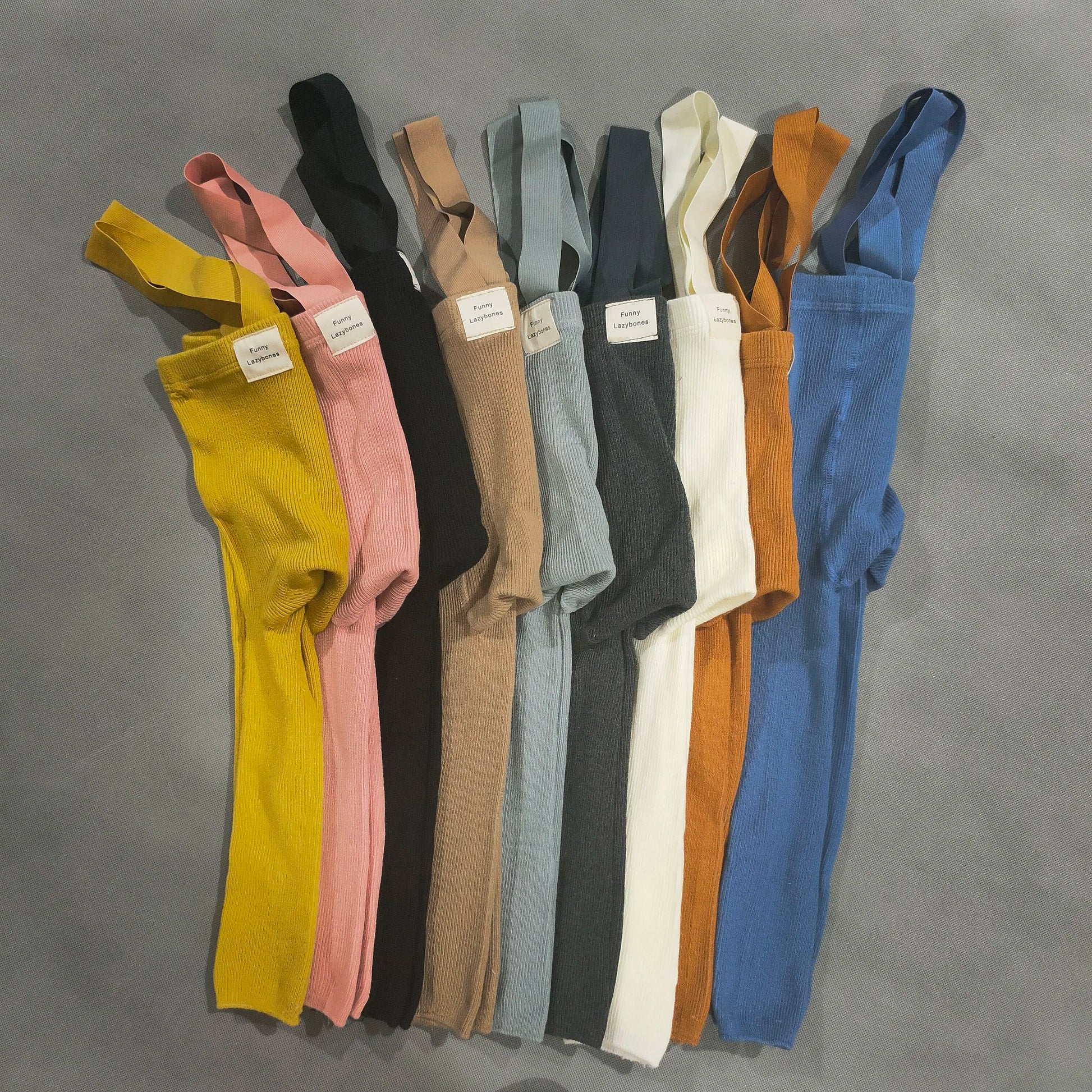 Premium Soft Baby Cropped Trousers High Waist Suspenders For 1 To 3 Years Unisex - ToylandEU