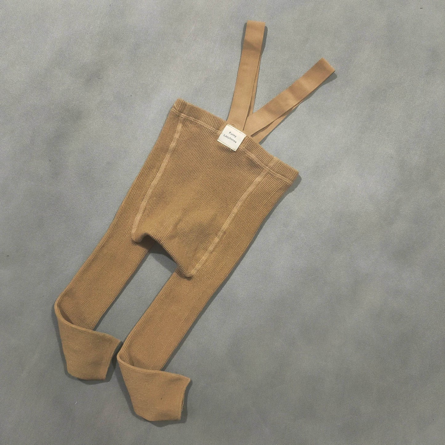 Premium Soft Baby Cropped Trousers High Waist Suspenders For 1 To 3 Years Unisex - ToylandEU