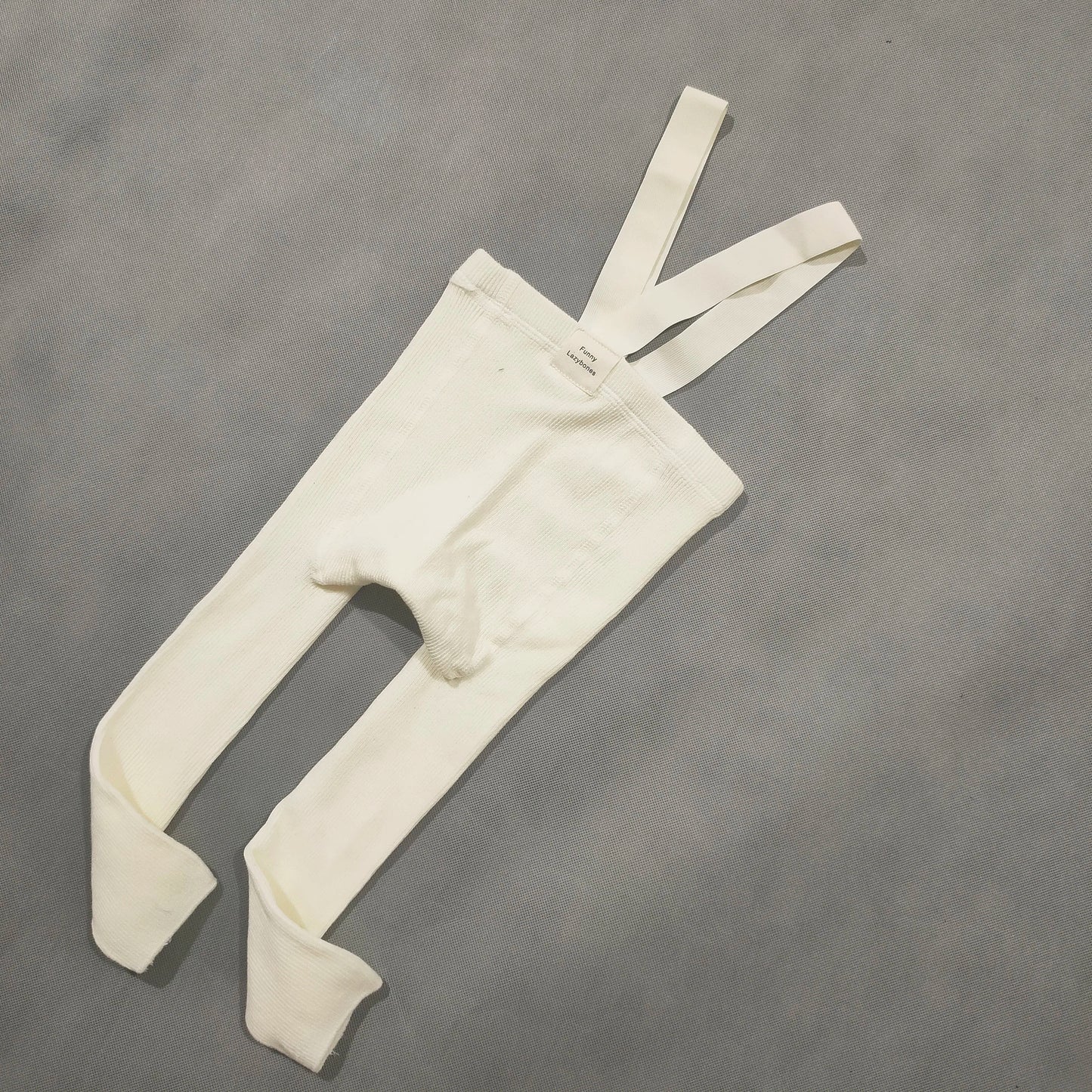 Premium Soft Baby Cropped Trousers High Waist Suspenders For 1 To 3 Years Unisex - ToylandEU