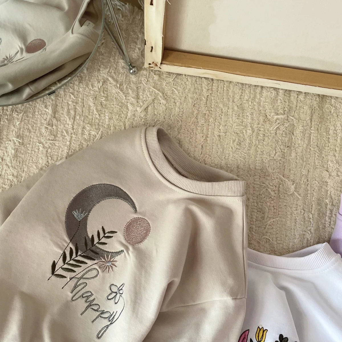 Premium Soft Cotton Autumn Baby Romper With Flower Embroidery Collar For Newborns And Infants - ToylandEU