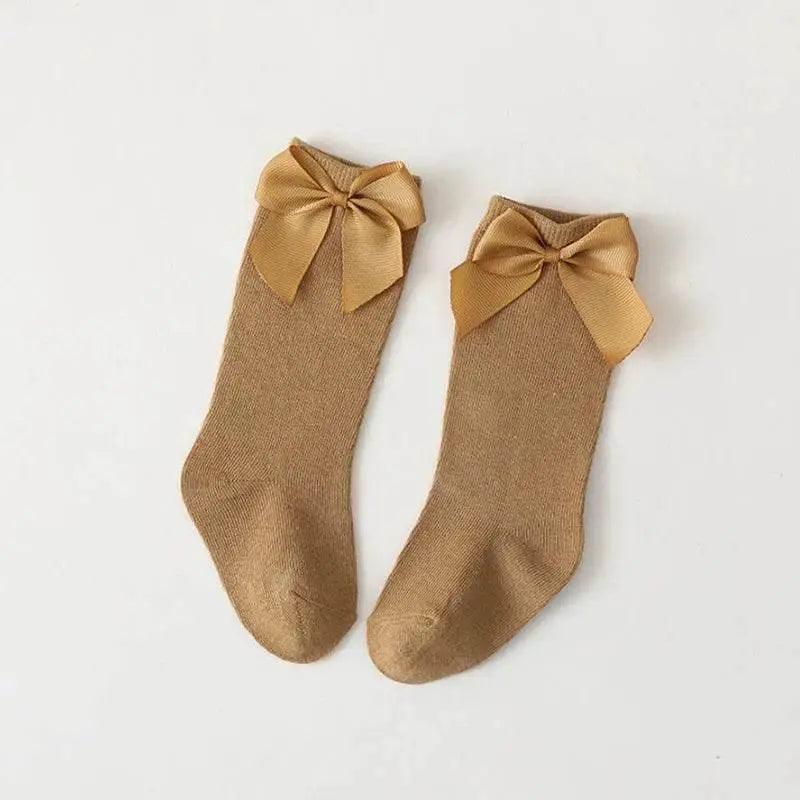  Premium Soft Cotton Knee High Socks Big Bow Toyland EU -  ToylandEU™