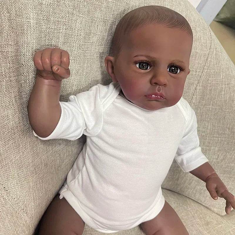 Premium Soft Silicone Reborn Doll Hand Drawn Hair For Kids - ToylandEU