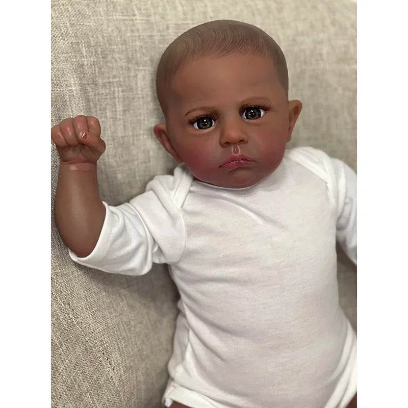 Premium Soft Silicone Reborn Doll Hand Drawn Hair For Kids - ToylandEU