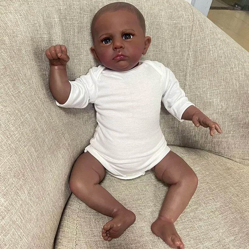 Premium Soft Silicone Reborn Doll Hand Drawn Hair For Kids - ToylandEU