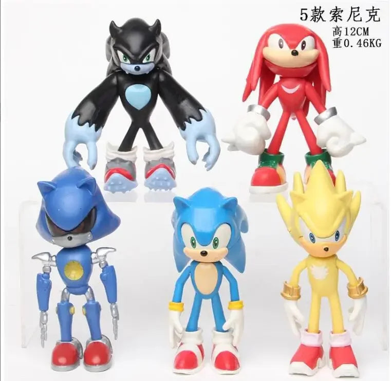 Premium Sonic Shadow Action Doll Hedgehog Figure For Kids - ToylandEU
