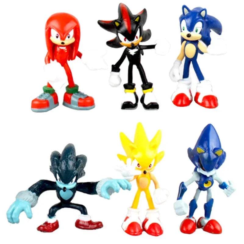 Premium Sonic Shadow Action Doll Hedgehog Figure For Kids - ToylandEU