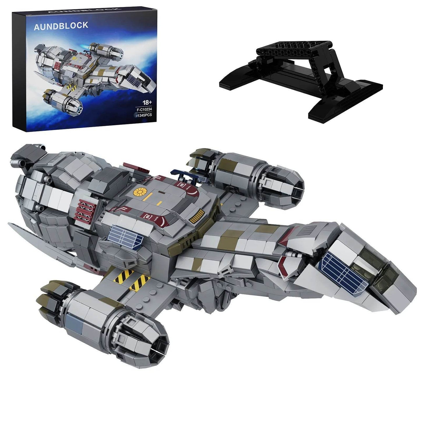 Premium Spaceship Blocks 1345Pcs Display Adults And Kids - ToylandEU