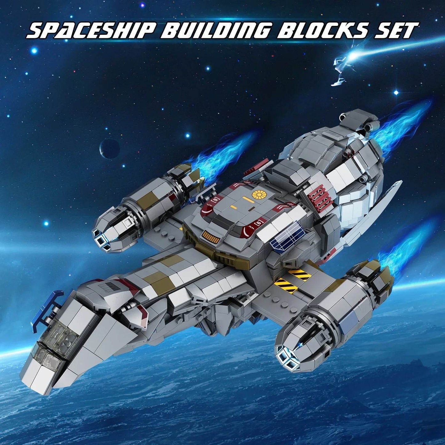 Premium Spaceship Blocks 1345Pcs Display Adults And Kids - ToylandEU