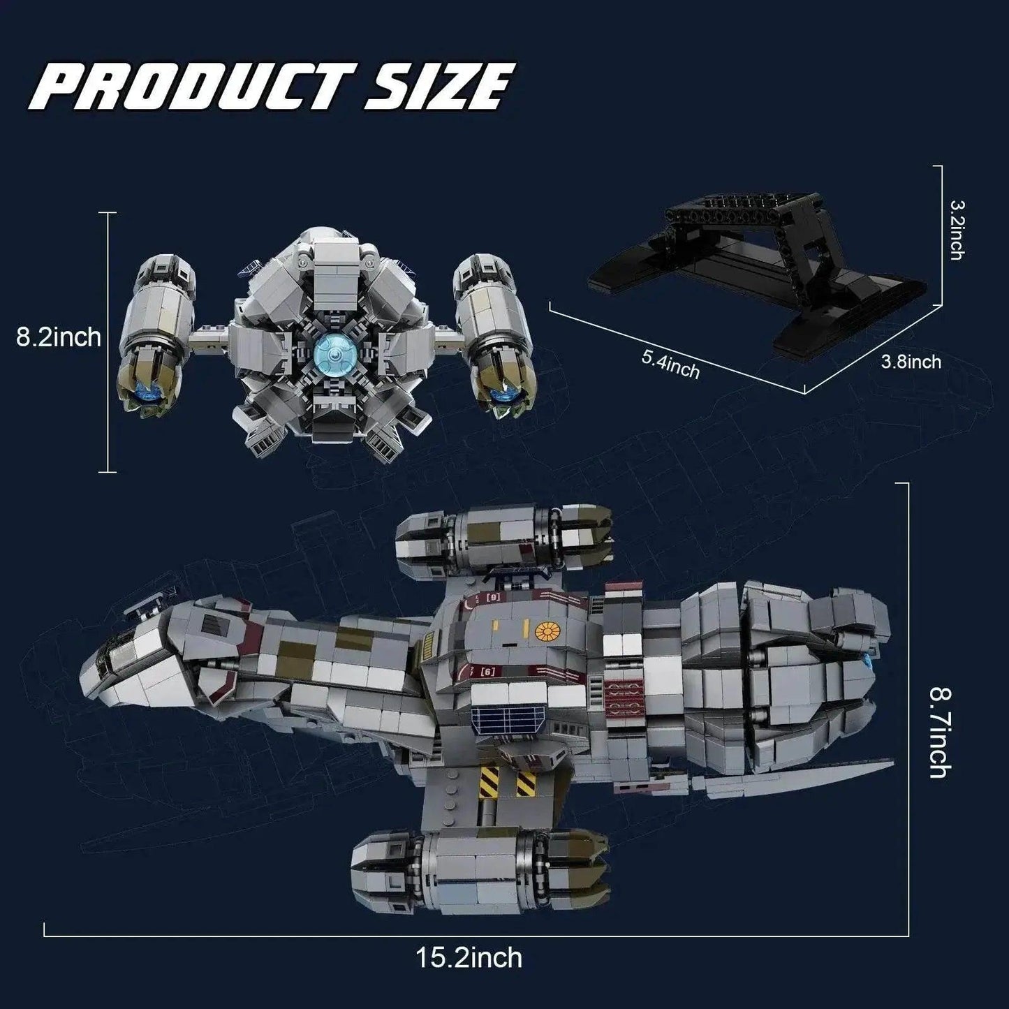  Premium Spaceship Blocks 1345Pcs Model Toyland EU -  ToylandEU™