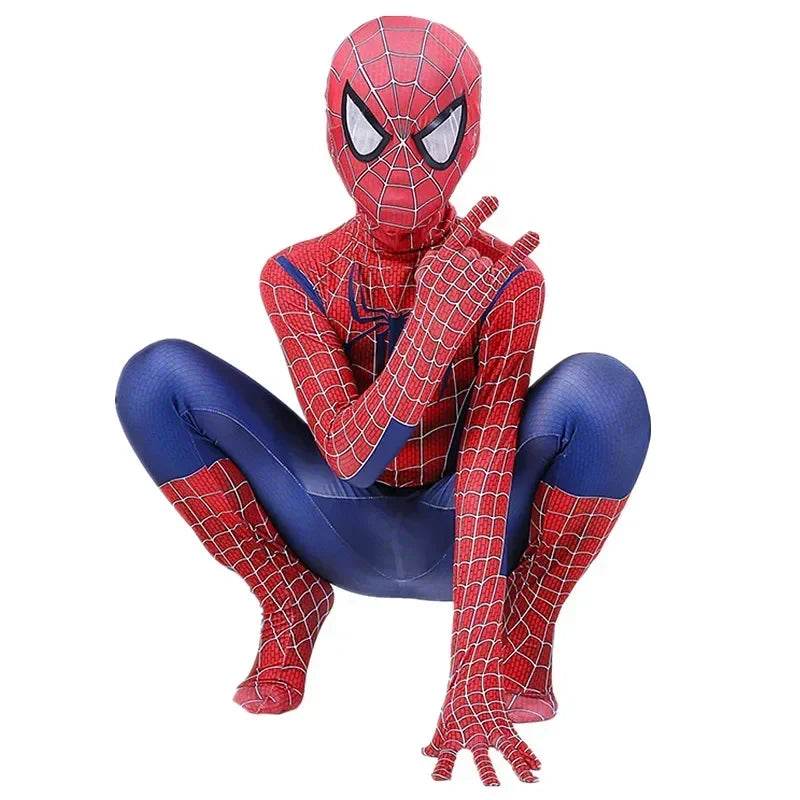 Premium Spider Costume Spandex Jumpsuit Headgear For Kids - ToylandEU