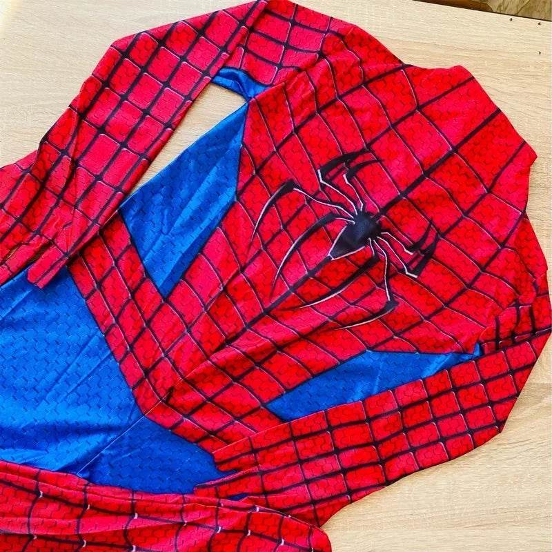 Premium Spider Costume Spandex Jumpsuit Headgear For Kids - ToylandEU